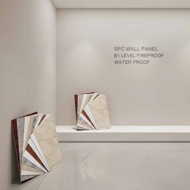 SPC Stone Crystal Waterproof Wall Panel Modern Design Hotel Bathroom Shower Room Dining Bedroom Marble PVC UV Wall Panels