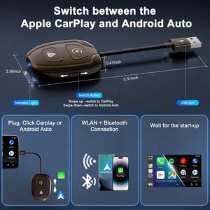 Carplay Dongle Adaptateur sans fil Apple CarPlay et Android Auto pour voiture filaire Carplay Android Auto Convert Car Play - Product Image 3