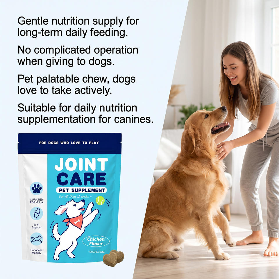 Joint Care Soft Chews for Dogs, Glucosamine Chondroitin MSM, Chicken ...