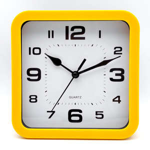 Reloj <span class=keywords><strong>Despertador</strong></span> Cuadrado de <span class=keywords><strong>6</strong></span> Pulgadas, Estable, Colorido, Fácil de Leer, Precio Razonable, Artículo Promocional para Regalo, para Habitación, Oficina, Hotel, Gran Venta - Product Image 1