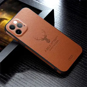 Shockproof New Man Cases Luxury PU Leather Phone Case Back Cover For IPhone 11 12 13 Mini Pro Max