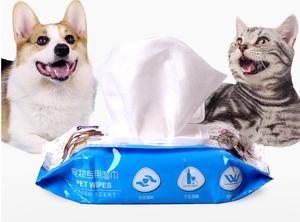 Lingettes humides personnalisées pour le nettoyage des yeux et des oreilles des animaux de compagnie, pour chats et chiens de tous âges - Product Image 2