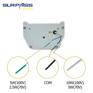 CL410 Altoparlante a Colonna per Esterni Impermeabile, Sistema PA IP per Montaggio a Parete, Suono Stereo HiFi, Diffusore con Griglia in Ferro - Product Image 5
