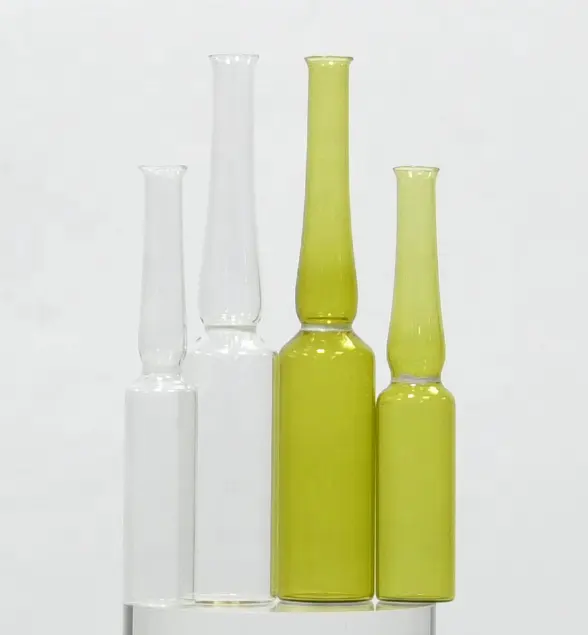 Veiligheidsverpakking Farmaceutische Vloeibare Flesjes Van Helder Glas