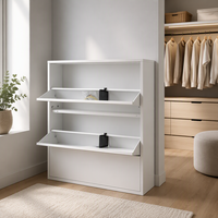 Meuble de rangement pour chaussures en métal à 3 niveaux, étagère à chaussures fine pour entrée, armoire de rangement pour chaussures
