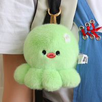 Porte-clés en peluche pieuvre coquillage mignon, cadeau souvenir, breloque de sac à dos personnalisable avec logo pour cadeaux promotionnels de vacances