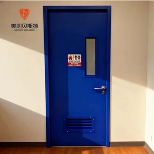 Puerta Cortafuego de Acero de Seguridad Fabricada en Fábrica Mexin, <span class=keywords><strong>Puertas</strong></span> Cortafuego de Acero de Alta Calidad con Aislamiento Térmico - Product Image 3