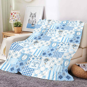 Wholesale Love Like Jesus Plush Blanket Custom Soft Fleece Flannel <b>Throws</b> Blankets <b>for</b> <b>Bed</b> Sofa Couch Car Camping Travel - Product Image 2