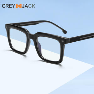Montures de lunettes rectangulaires Greyjack K077 unisexes, monture complète en TR, protection anti-lumière bleue pour hommes, femmes et étudiants - Product Image 5