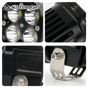 Feux de travail LED 3 pouces 40W, faisceau combiné spot et large, blanc jaune, antibrouillard, conduite, 6000K pour VTT, camion, <span class=keywords><strong>moto</strong></span>, tout-terrain 4x4 - Product Image 1