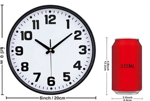 <span class=keywords><strong>Orologio</strong></span> <span class=keywords><strong>da</strong></span> Parete Analogico Moderno Silenzioso Senza Ticchettio in Vetro Temperato con Design Still Life, Numeri Grandi Facili <span class=keywords><strong>da</strong></span> Leggere per Pasqua e Ritorno a Scuola - Product Image 3