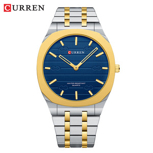 Reloj de Cuarzo CURREN para Hombre, Deportivo y Ejecutivo, de Acero Inoxidable, Resistente al Agua, con Esfera Analógica, en Oferta, Reloj Masculino Dorado - Product Image 5