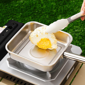 Marmite de cuisson tout-en-un moderne en acier inoxydable 304 pour l'extérieur, idéale pour la friture, le wok, la soupe et la cuisson vapeur, compatible gaz et induction - Product Image 4