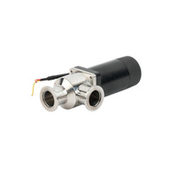 Vanne d'angle OEM à entraînement électromagnétique sous vide poussé, scellée par soufflet, GDC-J SS304 KF25