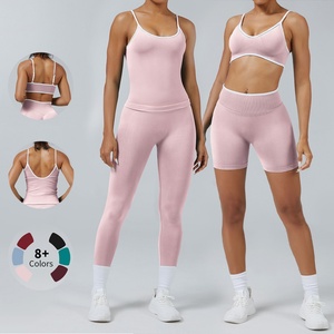 Conjuntos Deportivos de Yoga 2025, Talla Grande, Cintura Alta, Secado Rápido, Transpirables, Sin Costuras, Ropa Deportiva Activa, Personalizables - Product Image 2