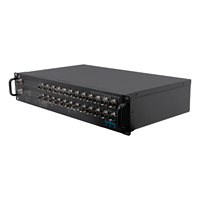 Commutateur InMax fabricant 2U M12 câble réseau Gigabit M12 gestion 24 ports 10/100/1000Mbps et commutateur Ethernet ferroviaire M12