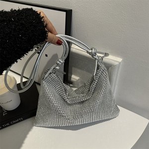 Borsa <span class=keywords><strong>da</strong></span> <span class=keywords><strong>Sera</strong></span> Lussuosa Dorata per Donne, Borsa a Tracolla Retrò in Pelle, Piccola Borsa per Telefono, Design Clutch Femminile - Product Image 6