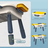 Zhiqu nouveaux enfants multifonctionnel grande particule assemblé Table en bois jouets petits blocs de construction bricolage jeu d'apprentissage jouets