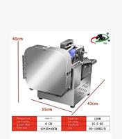 Kr 220V Roestvrijstalen Multifunctionele Groentesnijder Fruitblad Spinazie & Aardappel Wortelpeterselie Machine