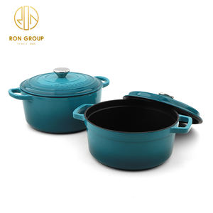 Vente en gros d'ustensiles de cuisine de qualité alimentaire sûrs Service de traiteur Casserole fer émaillé Ensemble de casseroles pour restaurant hôtel Ustensiles de cuisine - Product Image 5