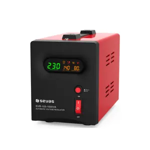 AC 220V 1000VA Single Phase Colorful LED Display Automatic Voltage Regulators/Stabilizers