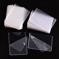 Porte-cartes rigide 35PT 3x4 pour cartes de sport, pochettes en plastique transparent pour Pokémon, MTG, baseball, football, etc.