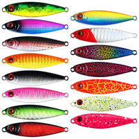 Vente en gros d'hameçons en métal pour la pêche en eau salée, leurres en forme de cuillère pour la pêche au maquereau, au bar, appâts artificiels durs, 7-30g