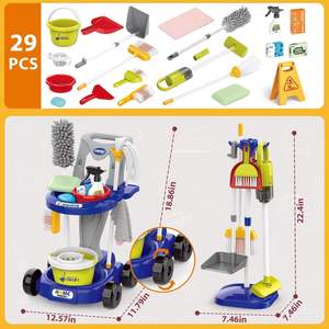 Ensemble <span class=keywords><strong>de</strong></span> jouets <span class=keywords><strong>de</strong></span> nettoyage pour enfants, 29 pièces, kit éducatif d'entretien ménager, ensemble d'outils <span class=keywords><strong>de</strong></span> nettoyage pour maison <span class=keywords><strong>de</strong></span> jeu, jouets - Product Image 5