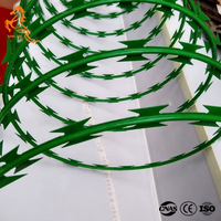 Fil de fer barbelé en spirale galvanisé à chaud pour clôture de protection périmétrique anti-escalade haute sécurité pour aéroports et zones industrielles