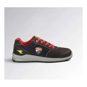 DIADORA UTILITY-701,181702-C2541/43 Zapato de seguridad de corte bajo SPEEDY RACE LOW S1PS FO SR SC MET FREE Negro/Rojo - Product Image 1