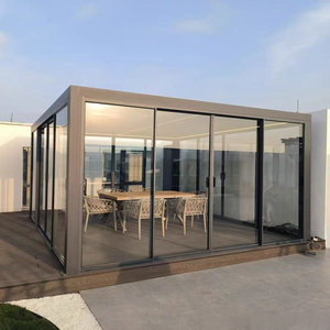 Pérgola Bioclimática Motorizada de Aluminio para Exteriores, con Persianas Retráctiles Ajustables, Protección UV, Resistente a la Intemperie - Product Image 2