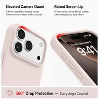 Coque de téléphone en silicone liquide pour iPhone 18 Pro Max 16 17 Pro, antichoc, anti-rayures, doublure en microfibre, protection intégrale