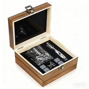 Ensemble de verres à <span class=keywords><strong>whisky</strong></span> personnalisés avec logo personnalisé Verre à <span class=keywords><strong>whisky</strong></span> et sous-verre en pierre Promotion Ensemble de cadeaux de barware pour hommes - Product Image 2