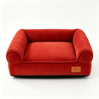 Canapé-lit orthopédique pour animaux de compagnie Pet Duke, écologique, durable, moderne, solide, pour chiens, chats et petits animaux, mousse à mémoire de forme, housse amovible auto-ajustable