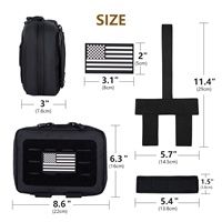 Sac de gilet tactique conception à dégagement rapide trousse de premiers soins et de survie d'urgence pochette médicale Molle de transport quotidien pour une utilisation en extérieur