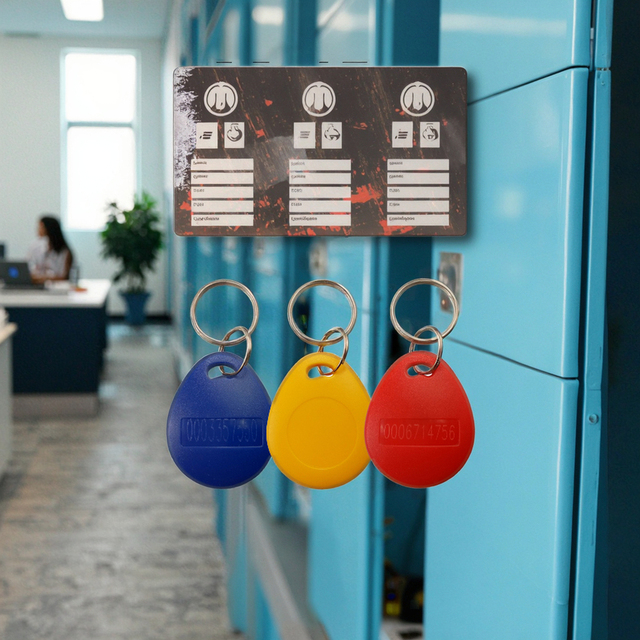 SC Waterproof 125kHz NFC RFID Keyfob Tag with TK4100/F08 Chip ABS Material 1k Access Control for Hotel Locks