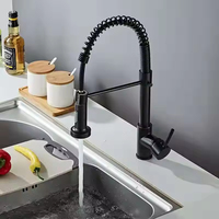 FSH OEM vente en gros 4 couleurs 360 rotatif mélangeur d'eau chaude froide robinets de pulvérisation à tirette mitigeur ressort robinet d'évier de cuisine