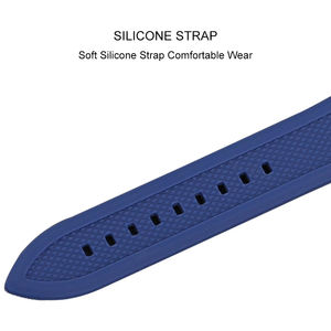 Reloj de cuarzo con esfera de 42mm para <span class=keywords><strong>hombre</strong></span> al por mayor, cómoda caja octogonal con correa de silicona y fecha, diseño elegante - Product Image 4