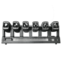 Профессиональный сценический световой прибор 3-в-1 (Beam, Wash, Strobe) 12x80W с 6 светодиодными головками, DMX512, высокой мощности, для клубов, свадеб, вечеринок и мероприятий