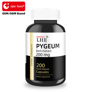 Suplemento de Marca Privada Shecome, Cápsulas de Pygeum de 200 mg, Suplemento Dietético para la Salud de la Próstata para Hombres, Suplemento de Pygeum - Product Image 1