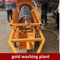 Usine complète de lavage d'or alluvionnaire 50 80 100 Tph, ligne de traitement métallurgique, conception robuste pour le lavage et l'extraction d'or au Cameroun