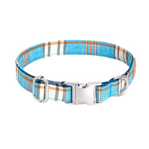 Nœud <span class=keywords><strong>de</strong></span> collier pour chien et chat, en tissu transfert <span class=keywords><strong>de</strong></span> chaleur, personnalisé, sangle enveloppée, mignon, dure longtemps en métal, nouvelle collection - Product Image 4