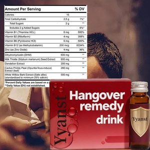 High Quality OEM/ODM Herbal Drink Natural Hangover Drink Essential <b>Liver</b> Protection & <b>Liver</b> Detox Support - Product Image 2