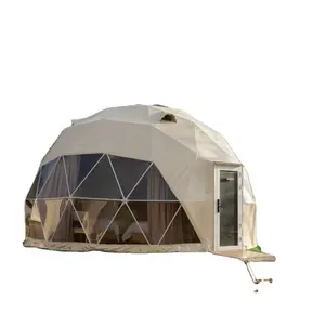 Открытый сафари, большая дешевая купольная палатка для продажи, горячая Распродажа, водонепроницаемая геодезическая купольная палатка для отеля