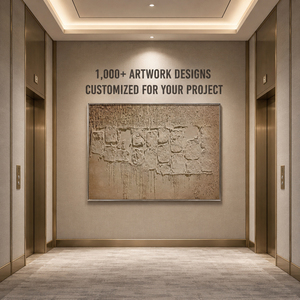Earthen Layers Minimalist Artwork Home Decor Wholesale Custom Still Life Wabi Sabi <b>Wall</b> Art House Hotel Decoration Interior - Product Image 2
