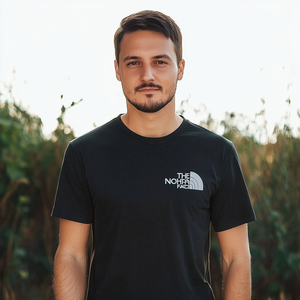 T-Shirt da <span class=keywords><strong>Uomo</strong></span> Oversize in Cotone di Alta Qualità con Stampa Serigrafica, T-Shirt Semplice con Logo Personalizzato, Abbigliamento di Design - Product Image 1