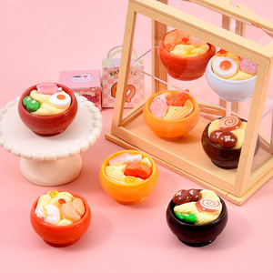 Miniatuur Eten Doen Alsof Keukenspel Feest Gunst Speelgoed Mini Hars Handwerk Voedsel Noedels Figuren Voor Poppenhuis Accessoires Decor - Product Image 5