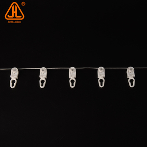 Rail de <span class=keywords><strong>rideau</strong></span> <span class=keywords><strong>électrique</strong></span> coureur en plastique drapé blanc <span class=keywords><strong>rideau</strong></span> crochet planeur coureur pour nouveau <span class=keywords><strong>Somfy</strong></span> piste piste <span class=keywords><strong>rideau</strong></span> vague - Product Image 2