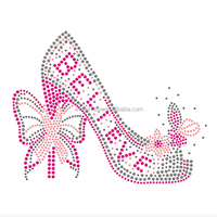 Chaussures Queen personnalisées Strass Chine Motifs Hotfix de haute qualité pour vêtements en gros
