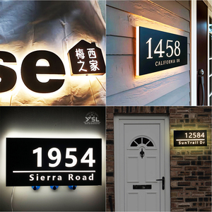 Letreros Luminosos Personalizados |   Decoración para el Hogar y la Tienda |   Letreros LED para Oficina |   Placas Decorativas para Montar en la Pared Exterior - Product Image 5